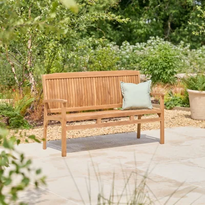 Gardenesque Tilford Teak | Wooden Garden Bench