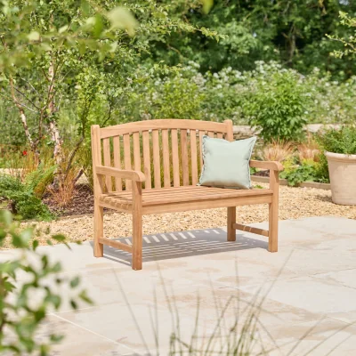 Gardenesque Albury Teak | Wooden Garden Bench