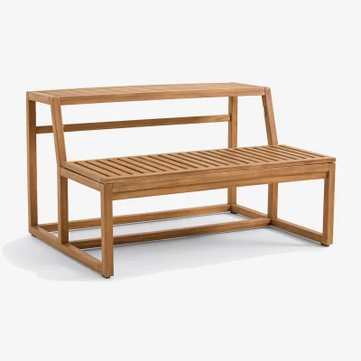 La Redoute Talia Solid Acacia Garden Table Bench