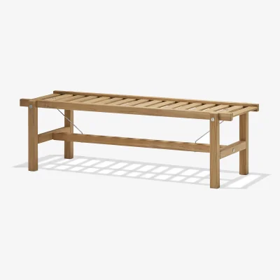 Nordic Nest Fri Form 45 bench Teak 135 cm
