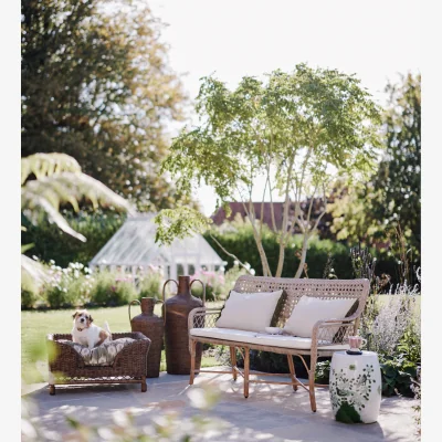 OKA OKA, Tofinho Dining Bench - Driftwood, Garden Seating