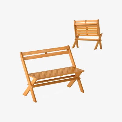 The Range 2-Person Foldable Outdoor Bench