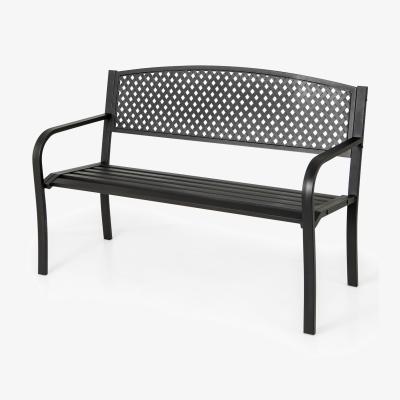 The Range 127CM Garden Patio Bench - Black