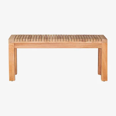 Westwing Teak Wood Garden Bench Samoa, W 130 cm
