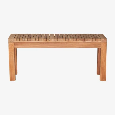 Westwing Teak Wood Garden Bench Samoa, W 102 cm