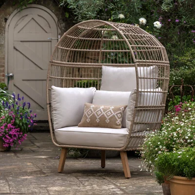 Dunelm Cedar & Sage Melfi Egg Chair