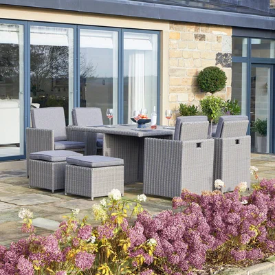 Dunelm Bermuda Cube Set Slate (Grey)