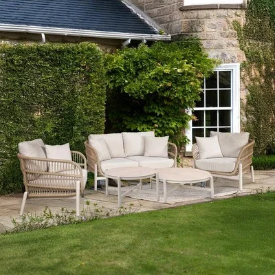 Dunelm Martic Outdoor Sofa, Table and Chair Set