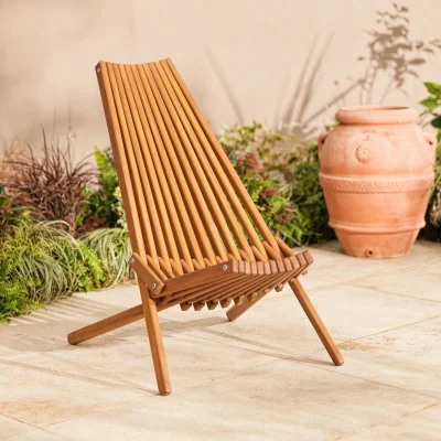 Gardenesque Marlborough Wooden | Garden Folding Chair