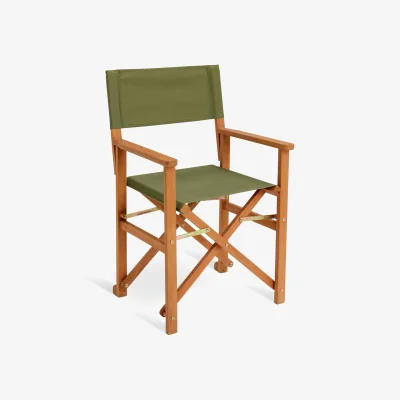 Habitat Habitat Folding Wooden Garden Director Chair - Green