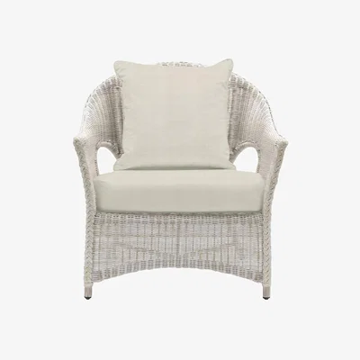 John Lewis Daro Cebu Garden Lounge Chair, White