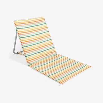 John Lewis John Lewis Classic Striped Folding Picnic Chair, Multi
