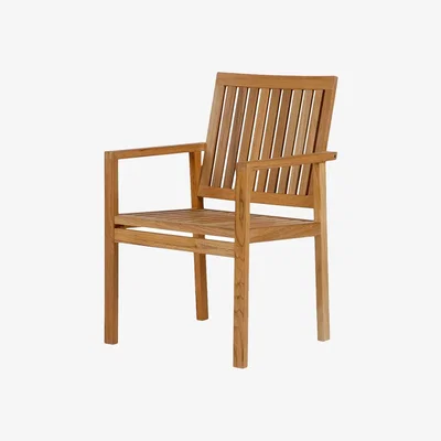 John Lewis Barlow Tyrie Linear Wooden Garden Carver Chair, Teak