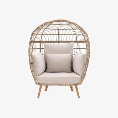 John Lewis Gallery Direct Avena Garden Egg Chair, Grey