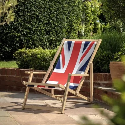 Knees Union Jack Deck Chair