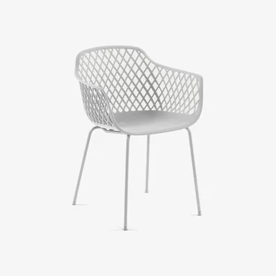 Kave Home Quinn outdoor chair in white