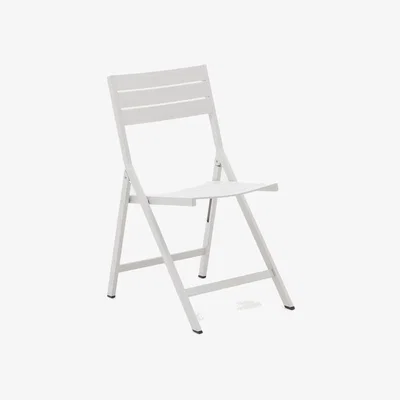 Kave Home Folding Outdoor Chair Torreta made of Aluminum with white Finish