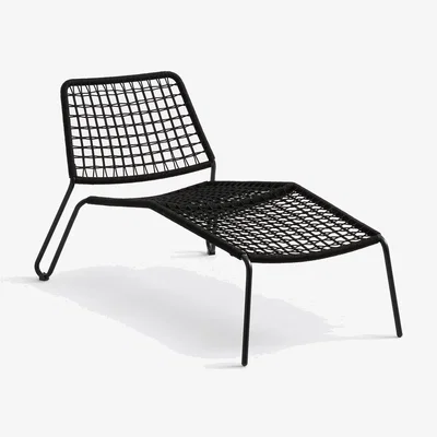 La Redoute Masix Metal/Steel Lounge Chair with Braided Rope