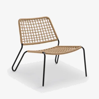 La Redoute Masix Woven Cord Low Garden Chair