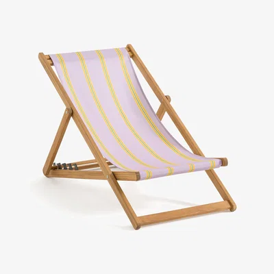 La Redoute Veniza Acacia & Canvas Deck Chair