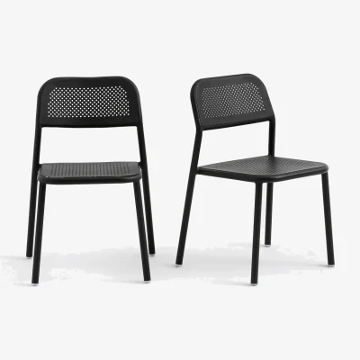 La Redoute Lyona Aluminium Garden Chairs Set of 2