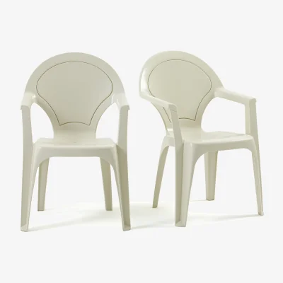 La Redoute Set of 2 Adali Polypropylene Garden Armchairs