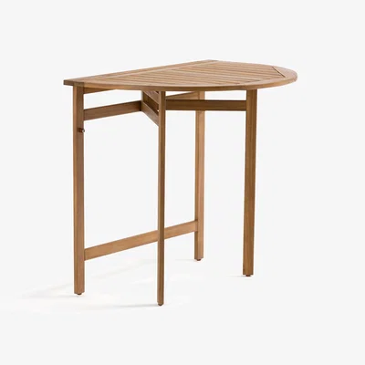 La Redoute Alata Table and 2 Chair Acacia Balcony Set