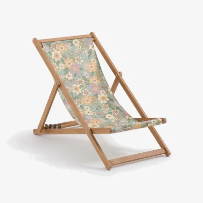 La Redoute Rosemary Folding Deck Chair in Oiled Acacia