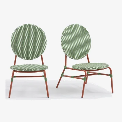 La Redoute Set of 2 Matu Low Garden Chairs