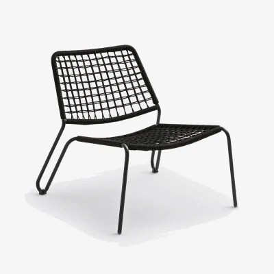La Redoute Masix Woven Cord Low Garden Chair