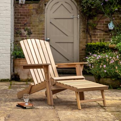La Redoute Conklin Garden Lounge Chair with Footstool