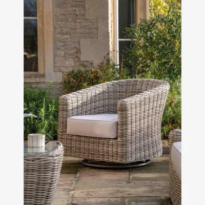 Marks & Spencer Gallery Direct Ragusa Swivel Outdoor Chair Natural