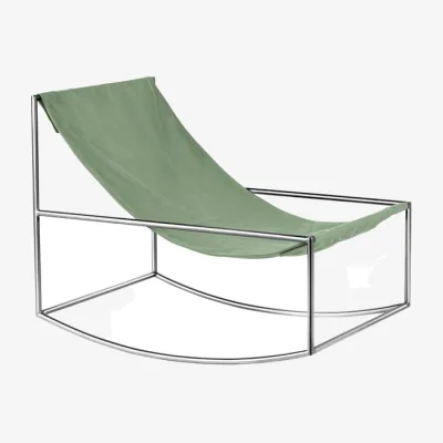 Made in Design Rocking chair textile green OUTDOOR - valerie objects