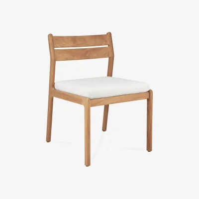 Nordic Nest Ethnicraft Jack Outdoor Dining chair Off-white