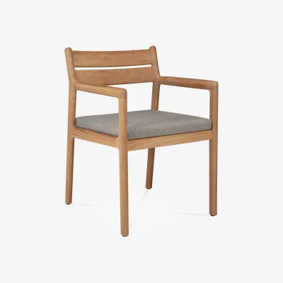 Nordic Nest Ethnicraft Jack Outdoor Dining armchair Mocha
