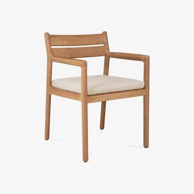 Nordic Nest Ethnicraft Jack Outdoor Dining armchair Natural