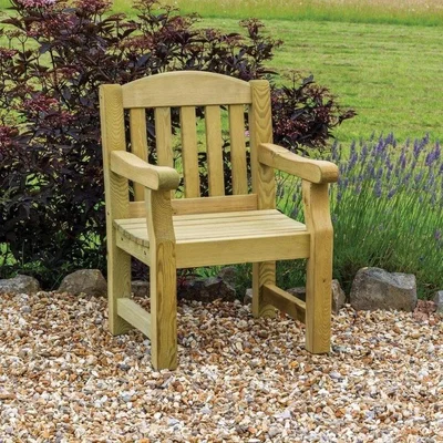 Downtown Zest Garden Emily Wooden Chair In Natural