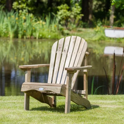 Downtown Zest Garden Lily Relax Wooden Seat In Natural
