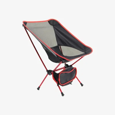 The Range Portable Compact Folding Camping Chair - Red
