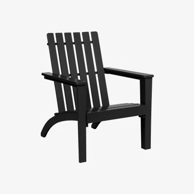 The Range Costway Garden Patio Chair Adirondack Chair B - Black