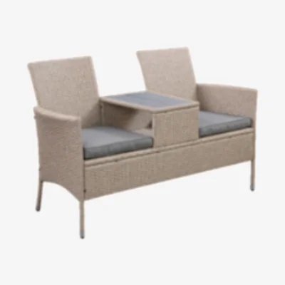 The Range Buckden Outdoor 2 Seat Chair Natural - Natural