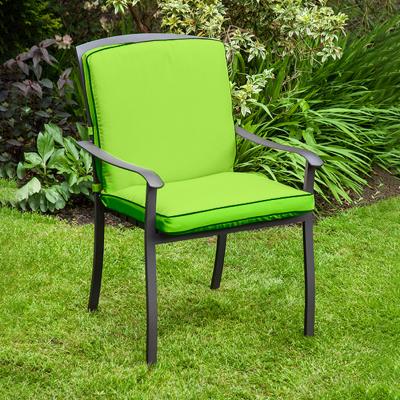 The Range Outdoor Lucca High Back Garden Chair Cushion - Lime