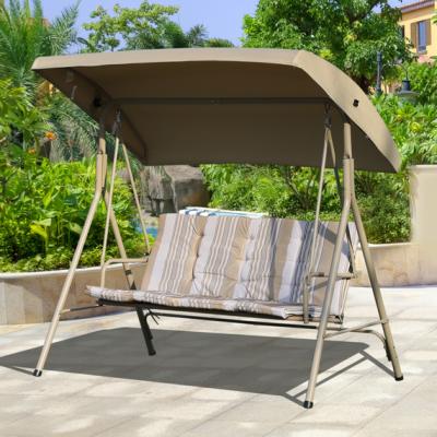 The Range 3 Seater Garden Swing Chair  - Light Brown