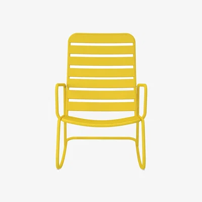 The Range Roberta Outdoor rocking chair - Yellow