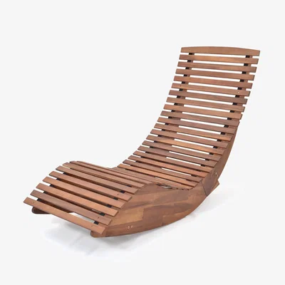 The Range Outdoor Rocking Chair Porch Rocker  - Brown