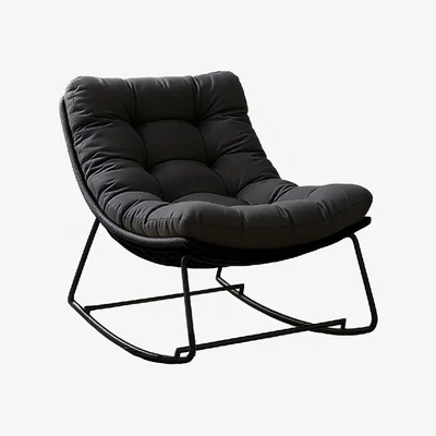 The Range Outdoor Rattan Rocking Chair  - Natural