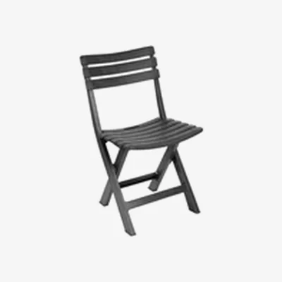 The Range Outdoor Folding Garden Chair - Grey