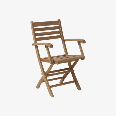 Westwing Foldable Teak Wood Garden Chair York
