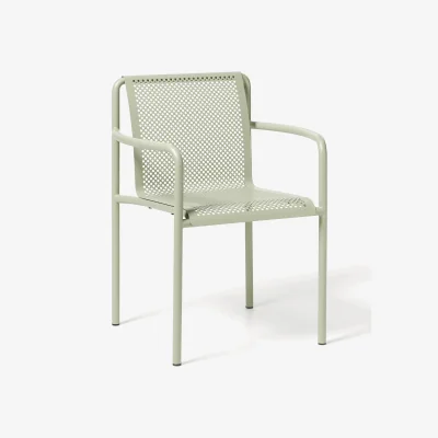 Westwing Garden Dining Chairs Dapple with Armrests, Set of 2