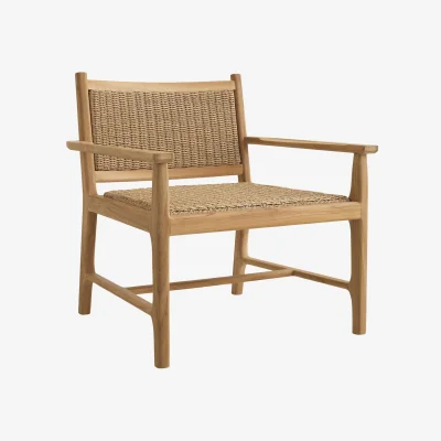 Westwing Teak Wood Garden Armchair Pivetti